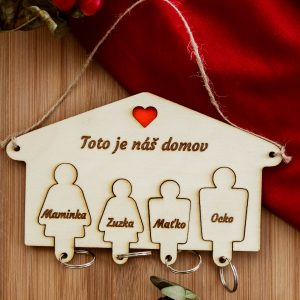 Kľúčenka Náš domov