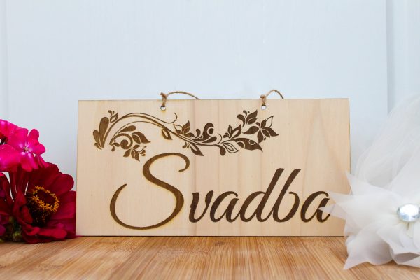 Tabuľka SVADBA