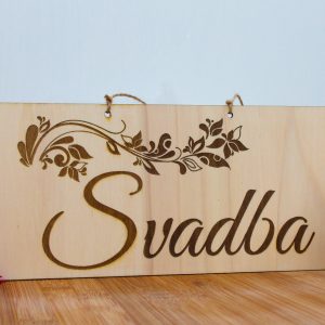 Tabuľka SVADBA