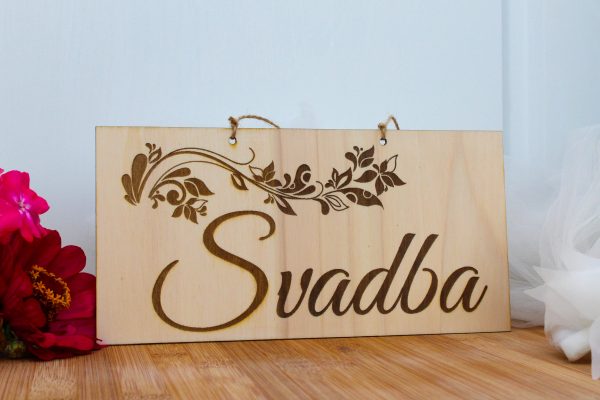 Tabuľka SVADBA