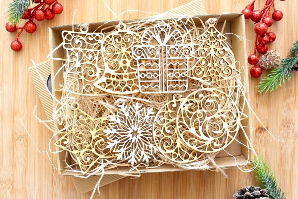 Kolekcia vianočných ozdôb ORNAMENT (24 dielna) - Image 3