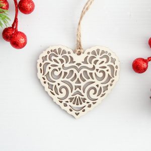 Vianočné srdce ORNAMENT 2