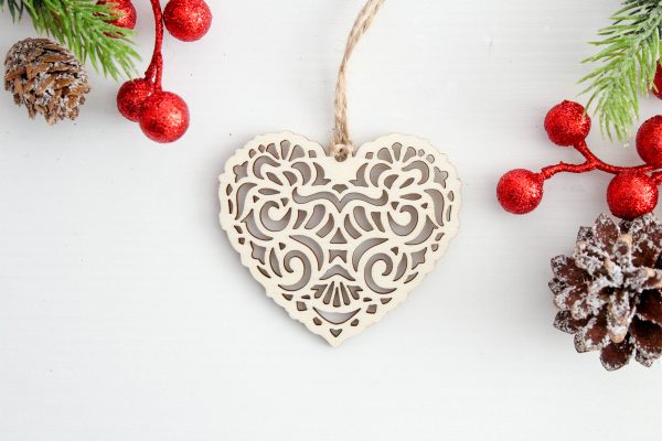 Vianočné srdce ORNAMENT 2