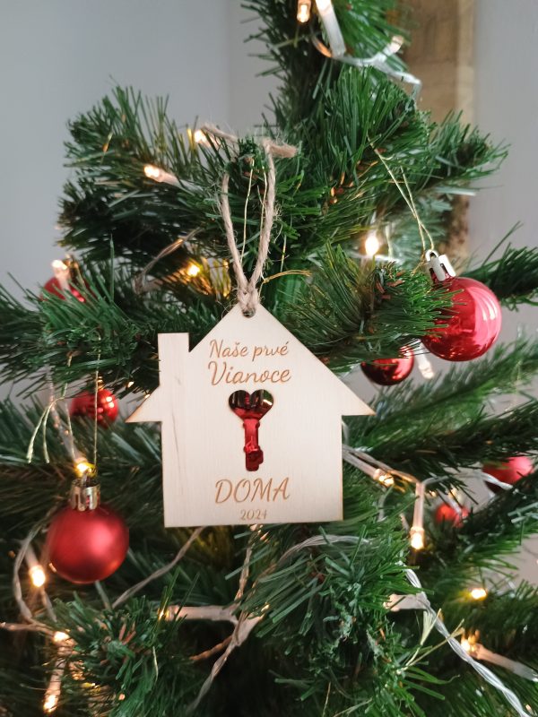 Vianočná ozdoba NAŠE PRVÉ VIANOCE DOMA